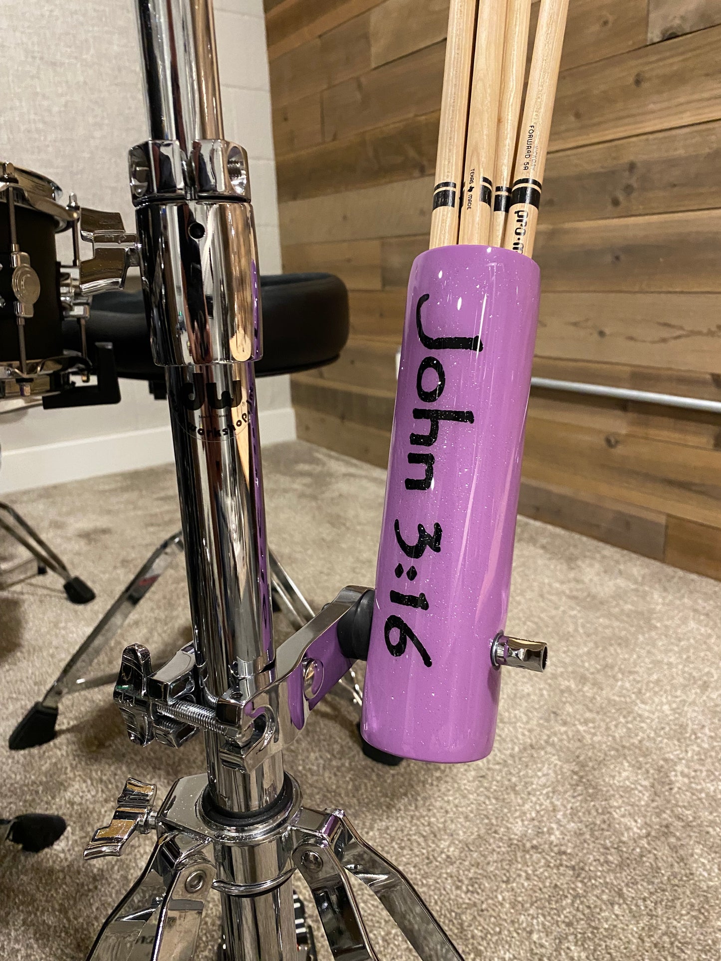 Purple and Black John 3:16